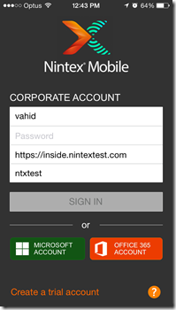 Nintex Mobile