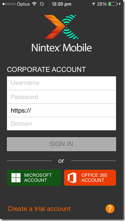 Nintex Mobile iPhone